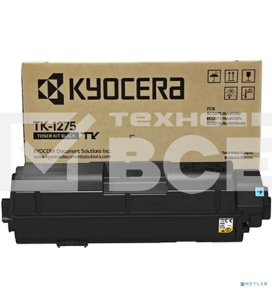 Тонер-картридж Kyocera TK-1275 для ECOSYS MA4000x (Азия) (10000 стр.)