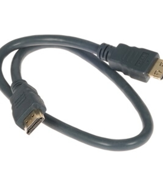 Кабель HDMI CP-HM-HM-0.5M Wize, 0.5 м, v.2.0, K-Lock, soft cable, 19M/19M, позол.разъемы, экран, темно-серый, пакет