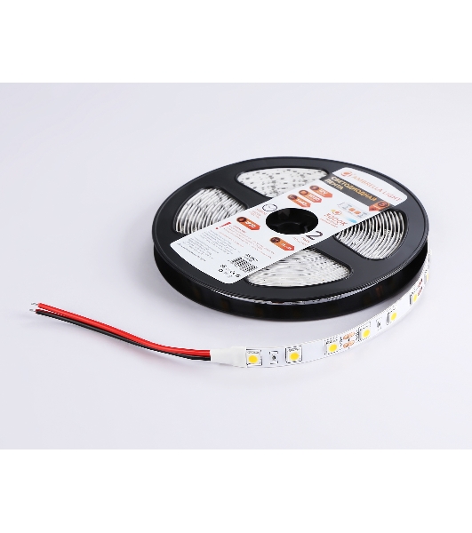 Светодиодная лента Ambrella light GS2001 5050 60Led/ 14.4W m/ 12V IP20 3000K/ 5000*10*1.87mm (2 конт.)
