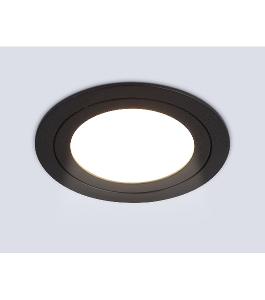 Светильник Ambrella light TN6604 BK черный IP44 GX53 max 15W D110*23