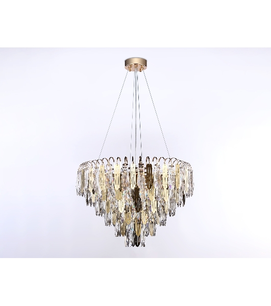 Светильник Ambrella light TR5258/11 SGD/CL золото/прозрачный E27*11 max 40W D600*400