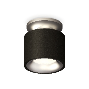 Светильник Ambrella Light XS7511101 SBK/MCH черный песок/хром матовый MR16 GU5.3 (N7928, C7511, N7013)