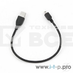 Кабель Gembird CCP-USB2-AM5P-1 USB 2.0 кабель PRO для соед. 0,3м AM/miniBM  позол.конт., черный , фото3