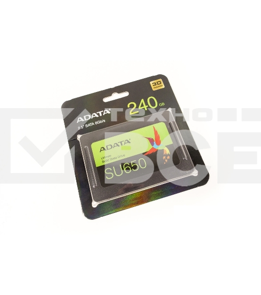 Накопитель SSD ADATA SU650, 240Gb, SATA III, 2.5