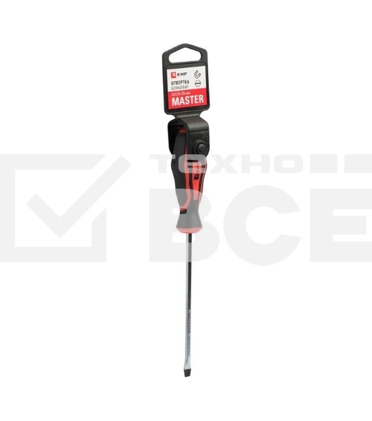 Отвертка SL5.5х125мм Master Basic EKF sl-5.5-125-mas