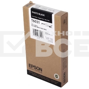 Картридж струйный Epson C13T603100 черный (220 мл) для Epson Sty Pro 7800/9800/7880/9880