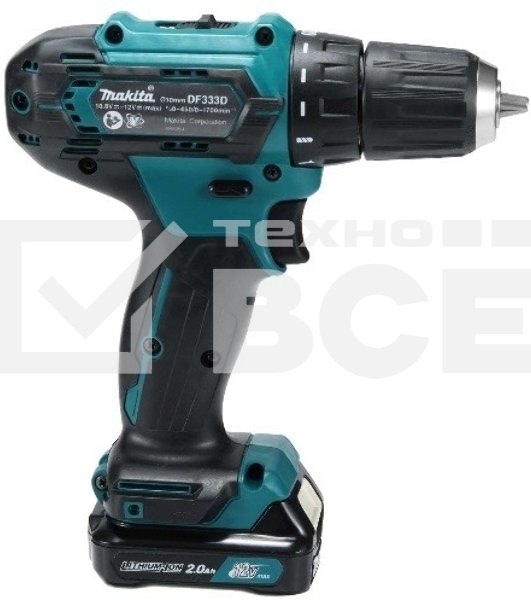 Дрель-шуруповерт Makita DF333DWAE Аккумуляторная, Кейс