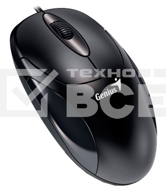 Мышь проводная Genius XScroll V3 черный, 1000 dpi, USB, кнопки - 3