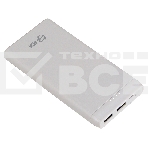 Портативный аккумулятор Cactus CS-PBFSMT-10000 10000mAh 2.1A 2xUSB белый, фото 1