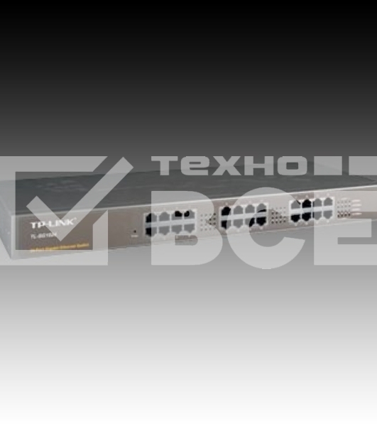 Сетевой коммутатор TP-Link SMB TL-SG1024 Коммутатор 24LAN 10/100/1000Mb/s Unmanagersd Gigabit Rackmount Switch