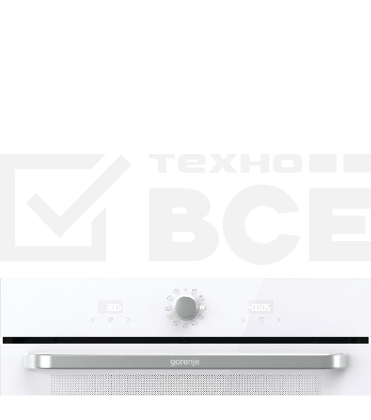 Электрическая духовка Gorenje BOS67371SYW 60 см, 77 л, Коллекция: Simplicity, Очистка паром AquaClean, 12 режимов, белый