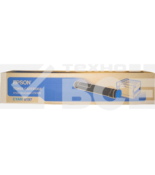 Картридж лазерный Epson C13S050197 голубой (12 000 стр.) для AcuLaser C9100, C9100B