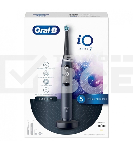 Зубная щетка электрическая Oral-B iO Series 7 Onyx черный