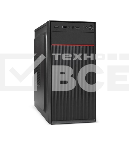 Корпус ExeGate BAA-113 EX292347RUS Minitower (mATX, без БП, 2*USB, аудио, черный)
