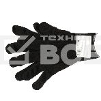Перчатки из синтетической нити, 13 класс, чёрные, XL  Россия, фото 1