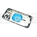 Задняя крышка (корпус) в сборе с рамкой для Apple iPhone 12 Pro Max синяя, фото2