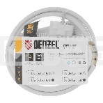 Шнур сетевой Energy Series, ПВС, 1,5 м, 3х1 мм, с неразборной вилкой, белый  Denzel, фото2