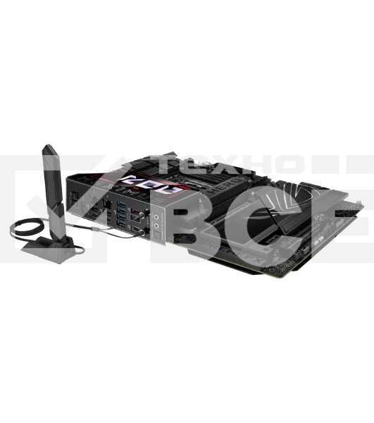 Материнская плата ASUS ROG MAXIMUS Z890 HERO, LGA 1851, Intel Z890, 4xDDR5, 4xSATA, 6xM.2, 1xPCIe 5.0 x16, 1xPCIe 4.0 x4, 1xPCIe x1, 1xHDMI, 2xUSB-C (видеовыход), 4xUSB-A 3.2 Gen 1, 4xUSB-A 3.2 Gen 2, 1xUSB-C 3.2 Gen 2, 2xUSB-C Thunderbolt 4, 2x 5Gb LAN, 