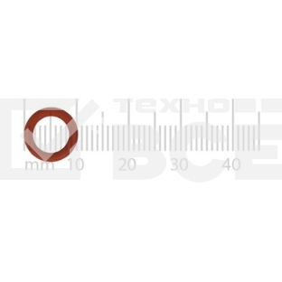 Уплотнитель сопла капучинатора 0R 0106 красный силикон