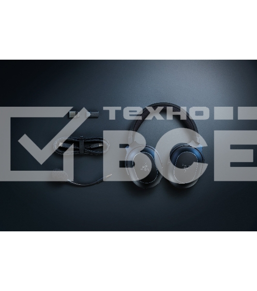 Гарнитура Razer Barracuda X Chroma чёрный, беспроводная, радиоканал, до 70 ч, съёмный микрофон, подсветка