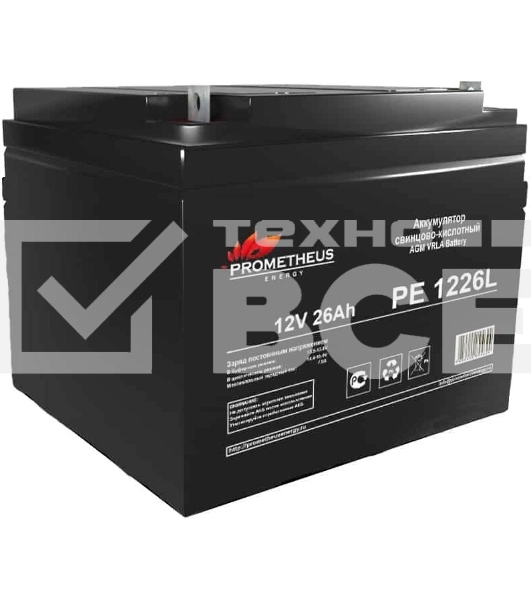 Батарея для ИБП Prometheus Energy PE 1226L 12В 26Ач