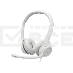 Гарнитура проводная с микрофоном Logitech H390 белый 1.9м накладные USB оголовье (981-001288), фото5