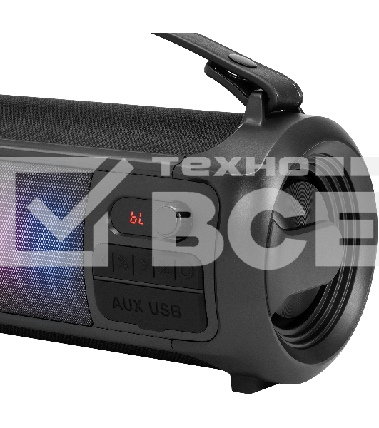 Портативная колонка Hyundai H-PS1025 черный 40W 2.0 BT 10м 3000mAh