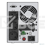 Источник бесперебойного питания CBR ESN-1KT-3F-LCHERSC Online 1000VA/1000W Tower 3 x Schuko, LCD, HID-USB, RS232, EPO, SNMP slot, фото3