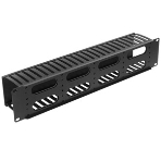 Кабельный организатор с пластиковыми кольцами Hyperline CM-2U-PL-DBL, двухсторонний, 19', 2U, фото3