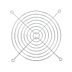 Решетка для вентилятора Arctic Cooling ARCTIC ACFAN00088A 140мм, фото3