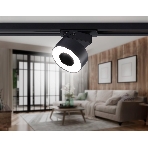 Трековый однофазный светодиодный светильник Ambrella light GL6863 BK черный LED 10W 4200K D75*80, фото5
