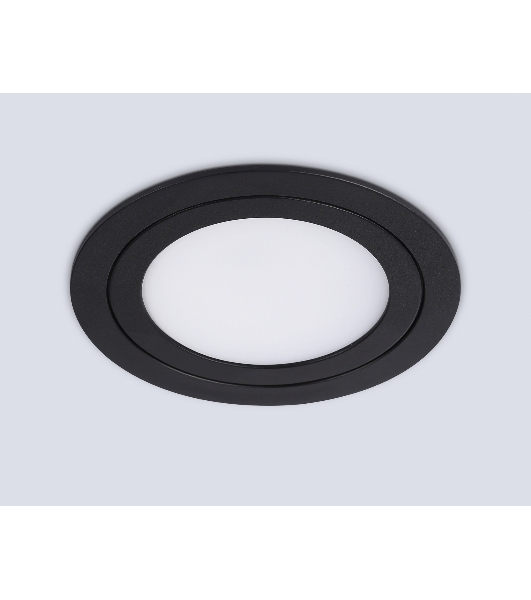 Светильник Ambrella light TN6604 BK черный IP44 GX53 max 15W D110*23