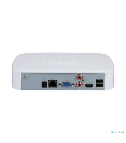 IP-видеорегистратор 4K DAHUA DHI-NVR4116-EI 16-канальный, H.265+, видеоаналитика, входящий поток до 256Мбит/с, 1 SATA III до 16Тбайт