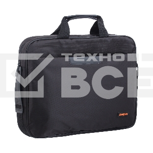 Сумка ExeGate EX264610RUS Office F1595 Black, черная, полиэстер, для ноутбуков до 15.6