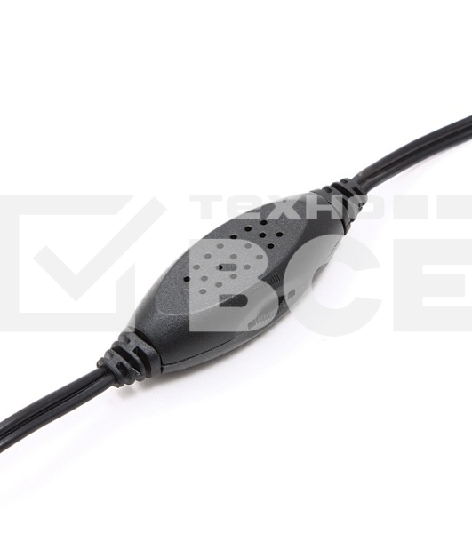 Колонки Gembird SPK-203, черный МДФ,2х3 Вт, регулятор громкости, USB
