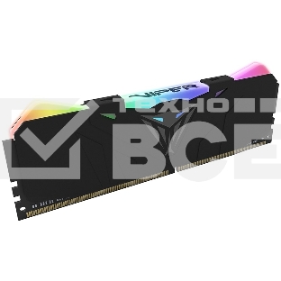 Оперативная память Patriot Viper Steel, DDR4, 8GB, 3000MHz, CL16, DIMM, с радиатором, черный
