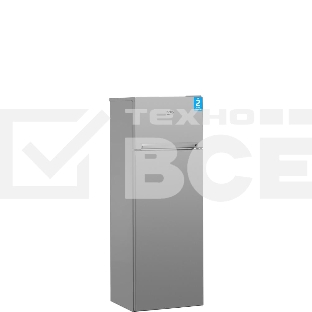 Холодильник Beko RDSK240M00S серебристый двухкамерный 177/46л морозилка сверху
