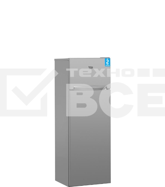 Холодильник Beko RDSK240M00S серебристый двухкамерный 177/46л морозилка сверху