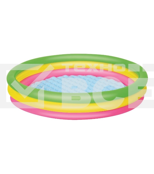 Детский надувной бассейн 152х30см 'Лето' с надувным дном, 211л, от 2 лет 51103 BestWay