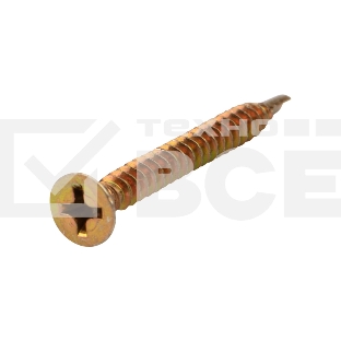 Саморез оконный KRANZ сверло, 3.9х38, желтый цинк, короб (500 шт./уп.)