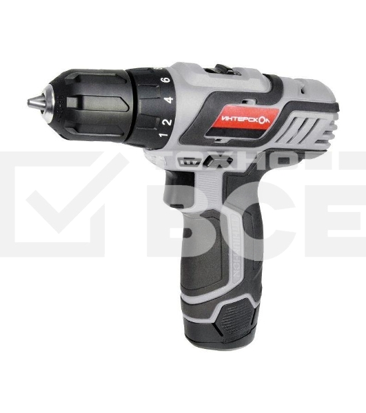 Дрель-шуруповерт аккумуляторная Интерскол ДА-12ЭР-01 Аккумуляторная, Кейс