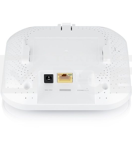 Гибридная точка доступа Zyxel NebulaFlex NWA50AX, WiFi 6, 802.11a/b/g/n/ac/ax (2,4 и 5 ГГц), MU-MIMO, антенны 2x2, до 575+1200 Мбит/с, 1xLAN GE, PoE, без поддержки Captive portal и WPA-Enterprise, защ