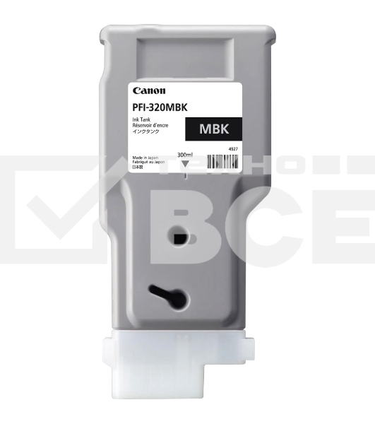 Картридж струйный Canon PFI-320 MBK 2889C001 черный матовый (300мл) для Canon Canon imagePROGRAF TM-200/205