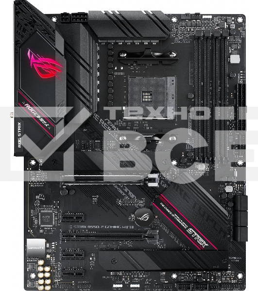 Материнская плата ASUS ROG STRIX B550-F GAMING WIFI II, AM4, AMD B550, 4xDDR4, 6xSATA, 2xM.2, 1xPCIe 3.0 x4, 1xPCIe 4.0 x16, 3xPCIe x1, 1xDP, 1xHDMI, 1x 2.5Gb LAN, 1xUSB-A 3.2 Gen 2, 2xUSB-A 3.2 Gen 1, 1xUSB-C 3.2 Gen 2, 5x3.5 мм, 7.1, ATX