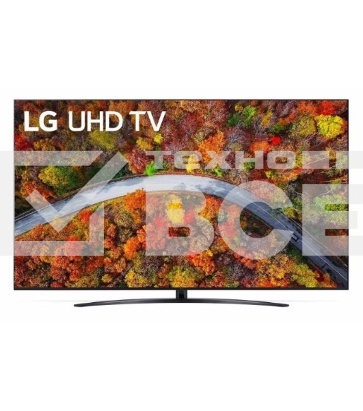 Телевизор LG 86' 86UR81006LA.ARUB черный LED UHD Smart