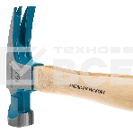 Молоток-гвоздодер Gross 10418 American hickory 450г, угол 75, магнит, обрезиненная рукоятка, фото8