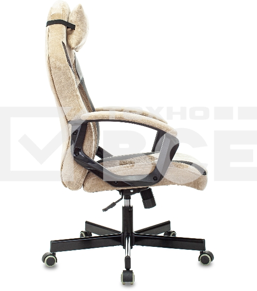 Кресло игровое Бюрократ VIKING 6 KNIGHT BR FABRIC коричневый, крестовина металл/пластик