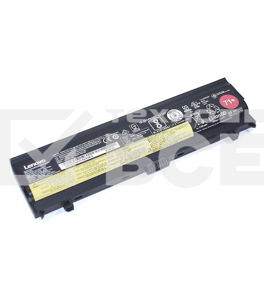 Аккумуляторная батарея для ноутбука Lenovo L560 L570 (00NY486 71+) 10.8V 48Wh черный