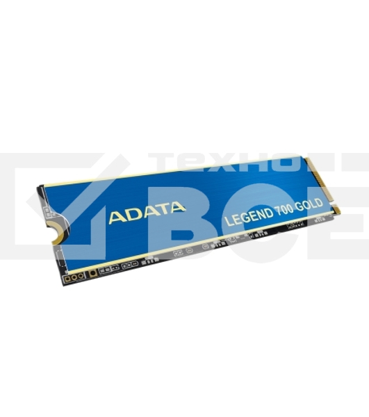 Накопитель SSD ADATA LEGEND 700 GOLD, 2Tb, PCIe 3.0 x4, M.2 2280, NVMe, R/W 2000/1600, с радиатором
