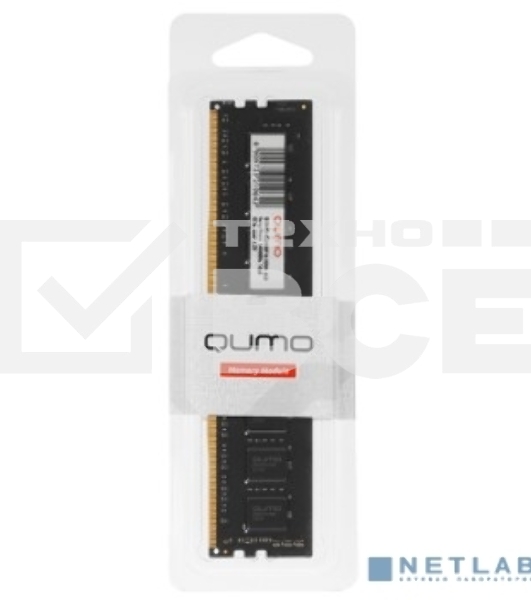 Оперативная память QUMO, DDR4, 8GB (1x8GB), 2933MHz, CL21, DIMM